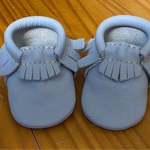 Freshly Picked baby moccasin - light blue